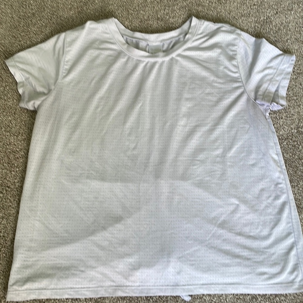 XL girls see-through white top